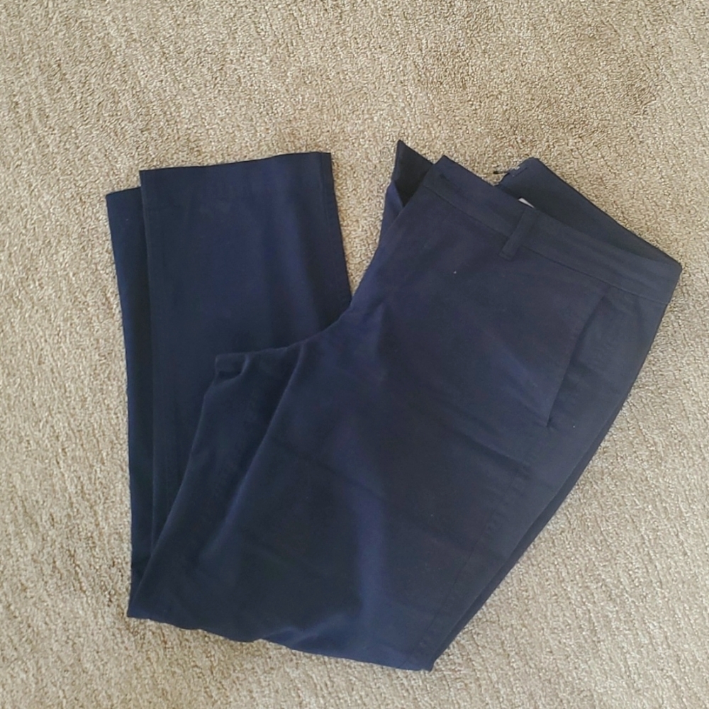 J. Crew high rise girlfriend Chino pants - Navy